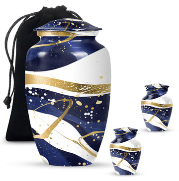 Large Urn with 2 Mini Urn