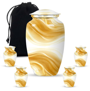 Large Urn with 4 Small Urn