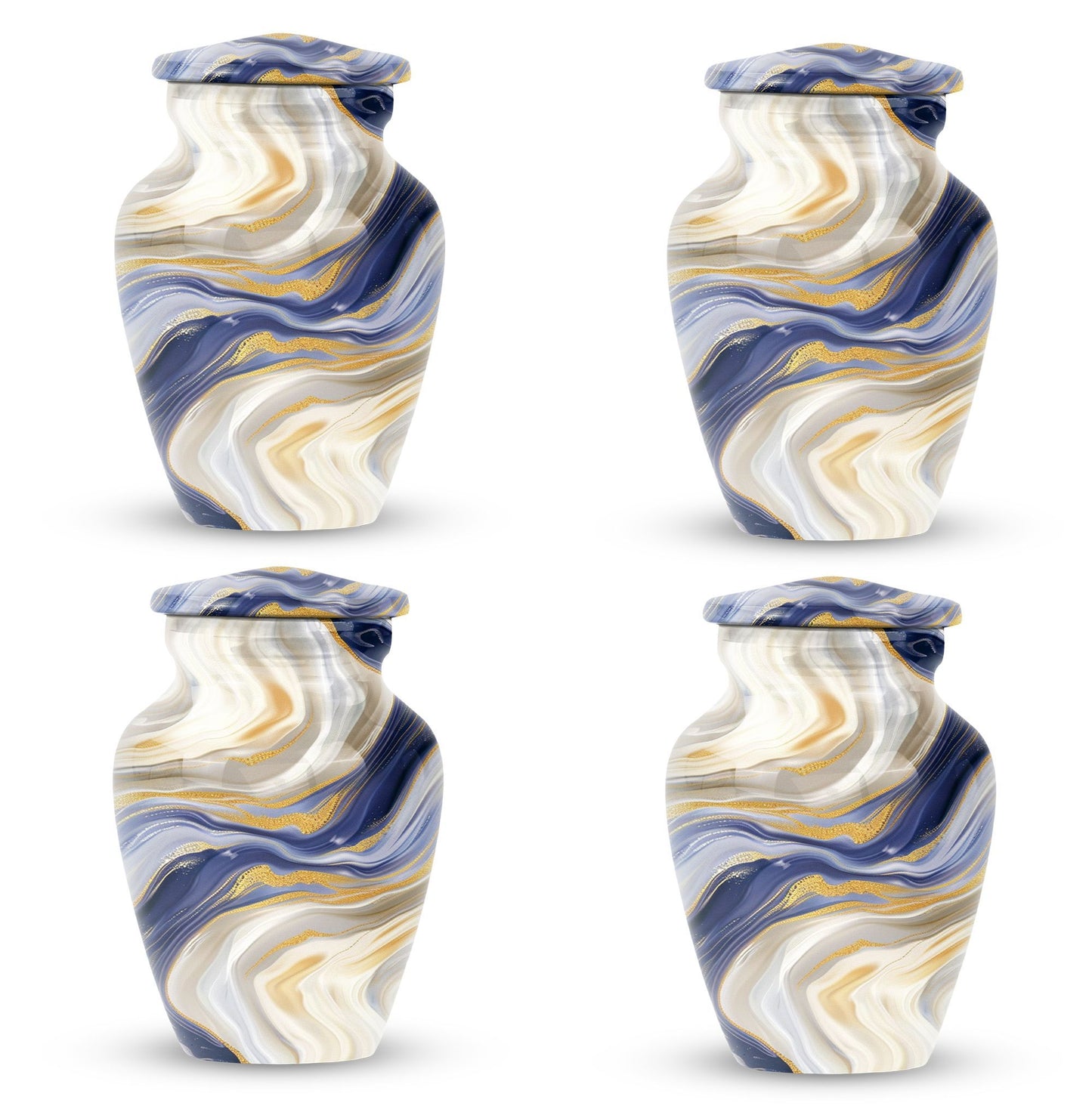 Abstract Urn, memorial urn for male adults,