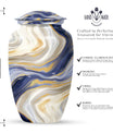 Abstract Urn, memorial urn for male adults,