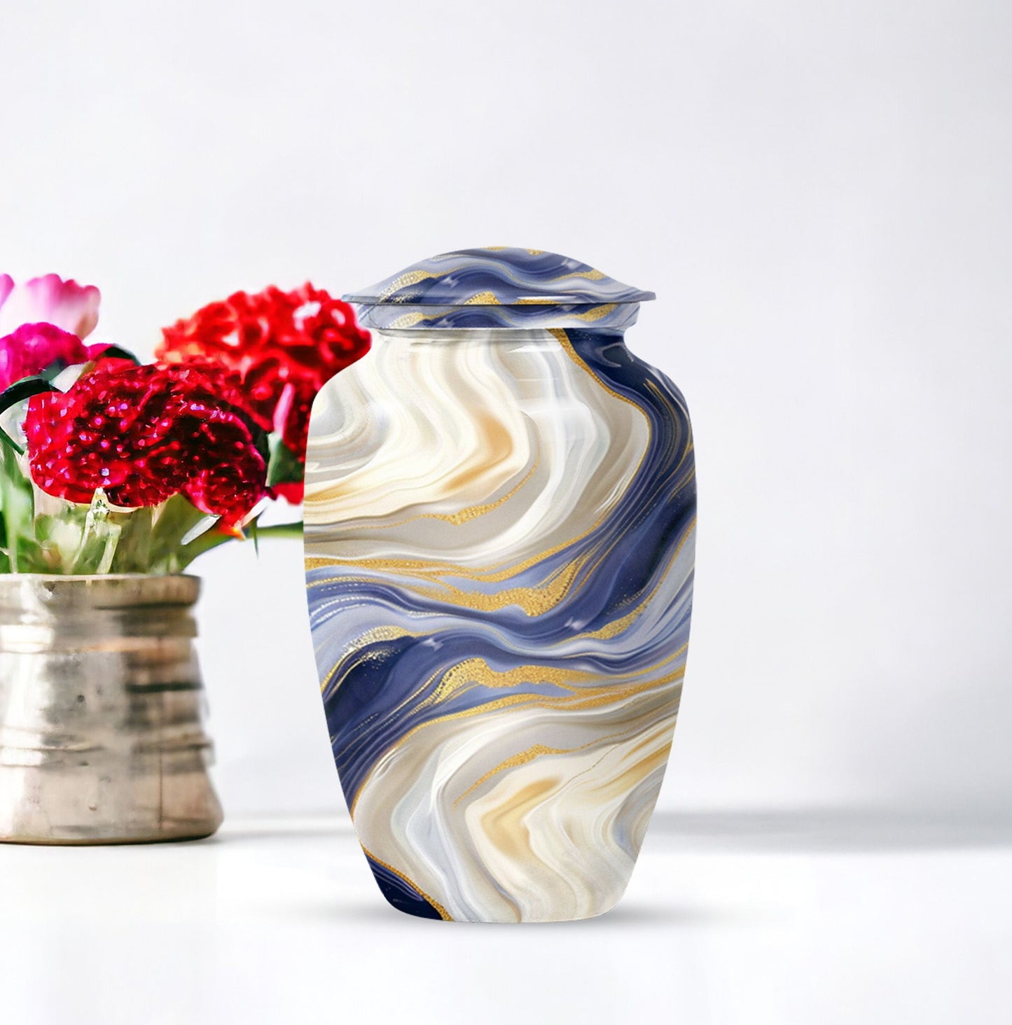 Abstract Urn, memorial urn for male adults,