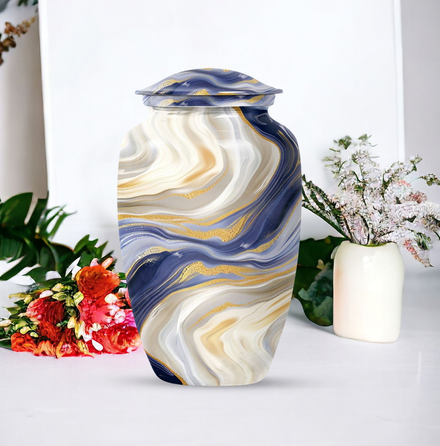 Abstract Urn, memorial urn for male adults,