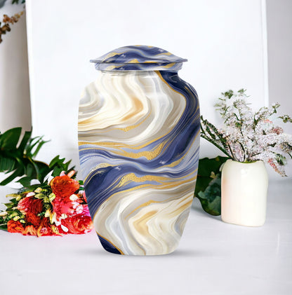 Abstract Urn, memorial urn for male adults,