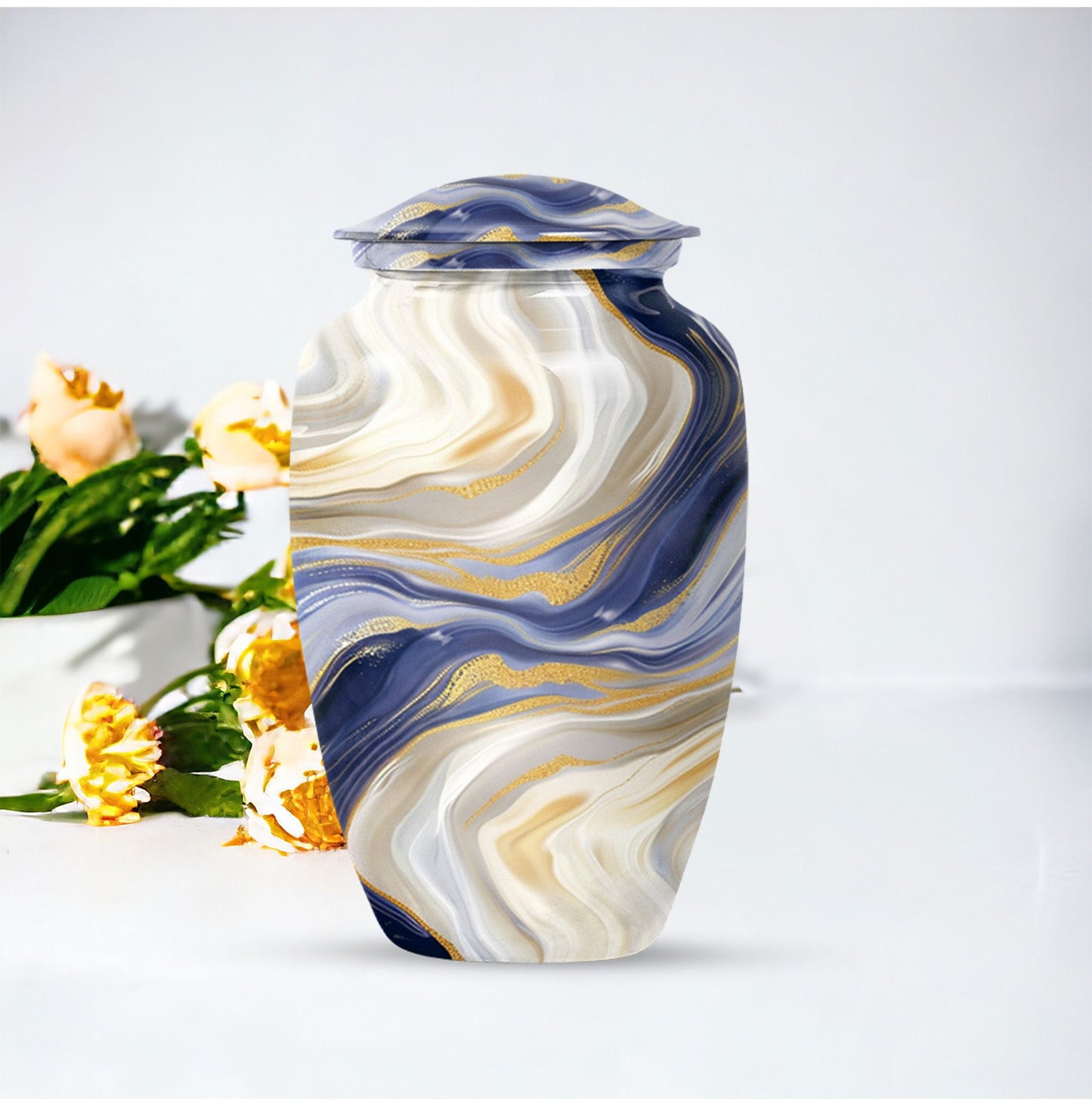Abstract Urn, memorial urn for male adults,