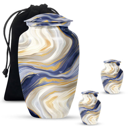 Abstract Urn, memorial urn for male adults,