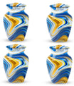 Abstract Funeral Urn for Mom, Keepsake Urn