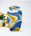 Abstract Funeral Urn for Mom, Keepsake Urn