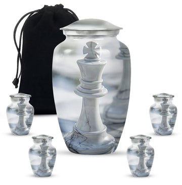 Large Urn with 4 Small Urn