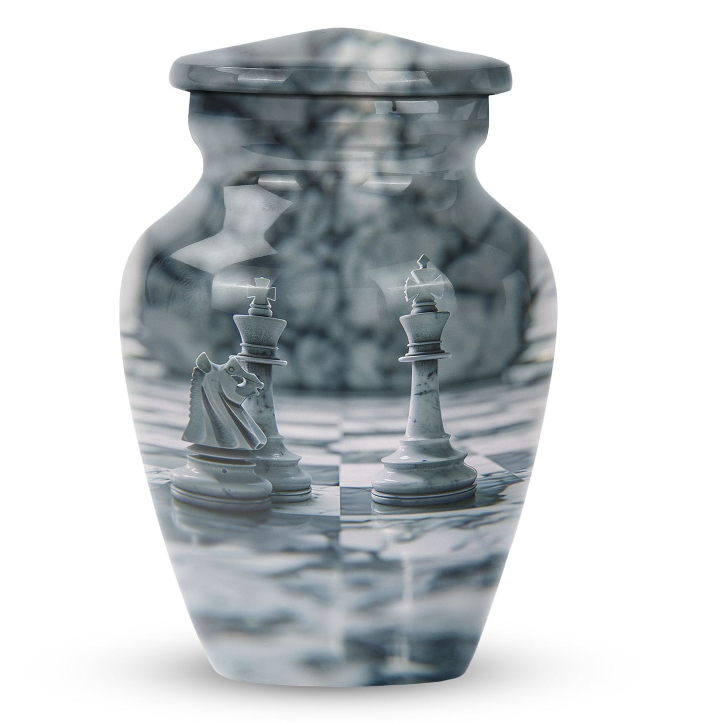 Abstract Urn  - Memorial for Male Ashes