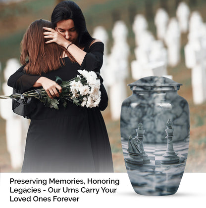 Abstract Urn  - Memorial for Male Ashes