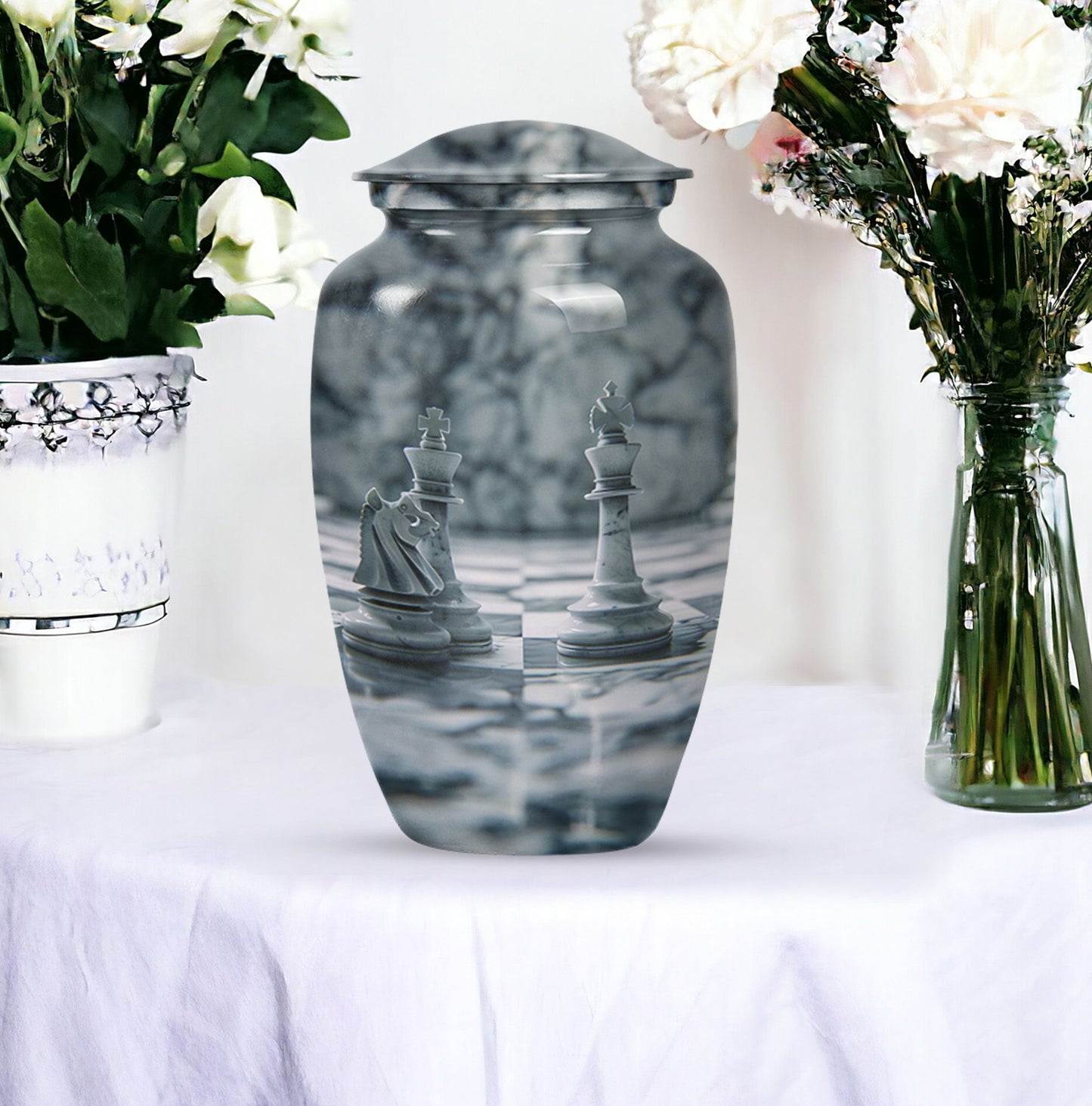 Abstract Urn  - Memorial for Male Ashes