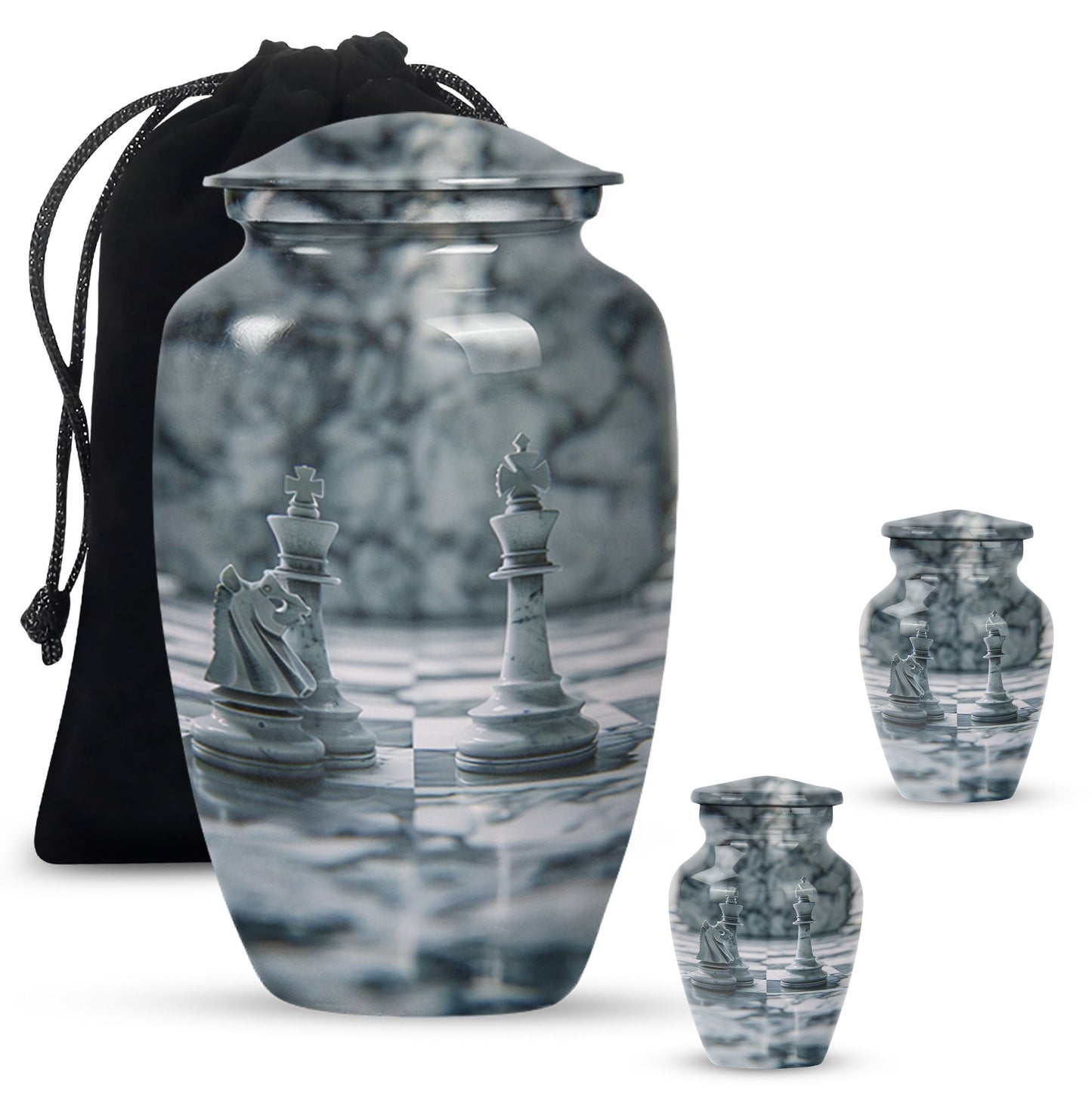 Abstract Urn  - Memorial for Male Ashes