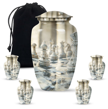 Large Urn with 4 Small Urn