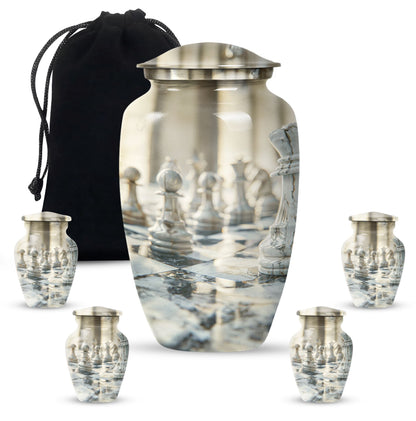 Abstract urn for funeral ashes 