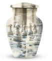 Abstract urn for funeral ashes 