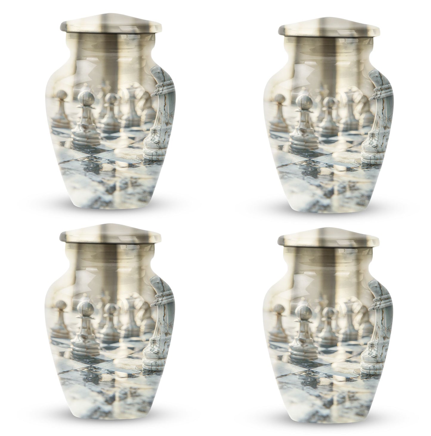 Abstract urn for funeral ashes 