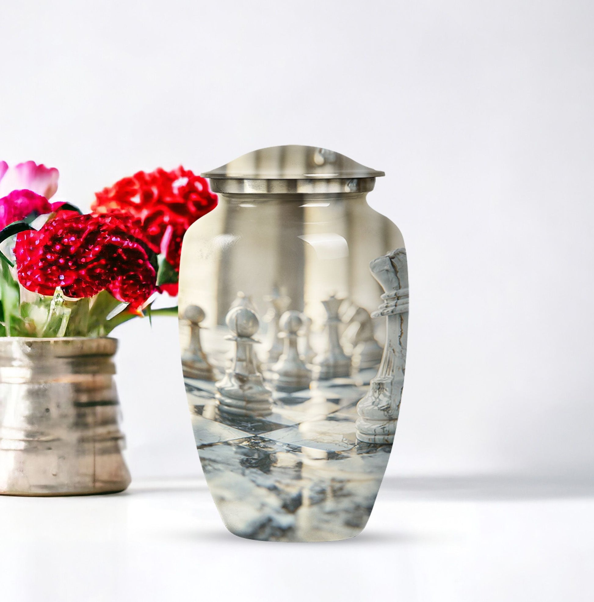 Abstract urn for funeral ashes 