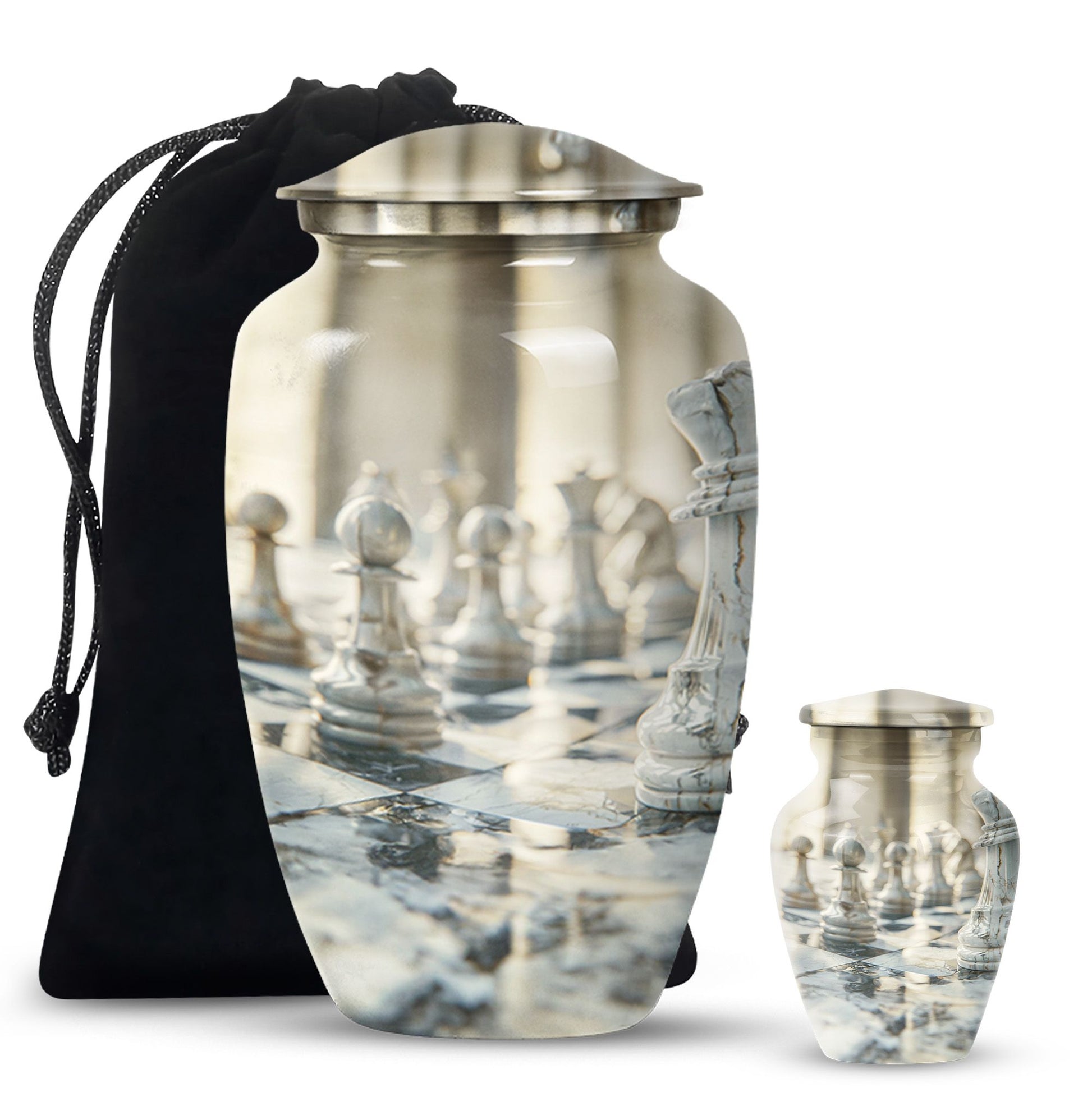 Abstract urn for funeral ashes 