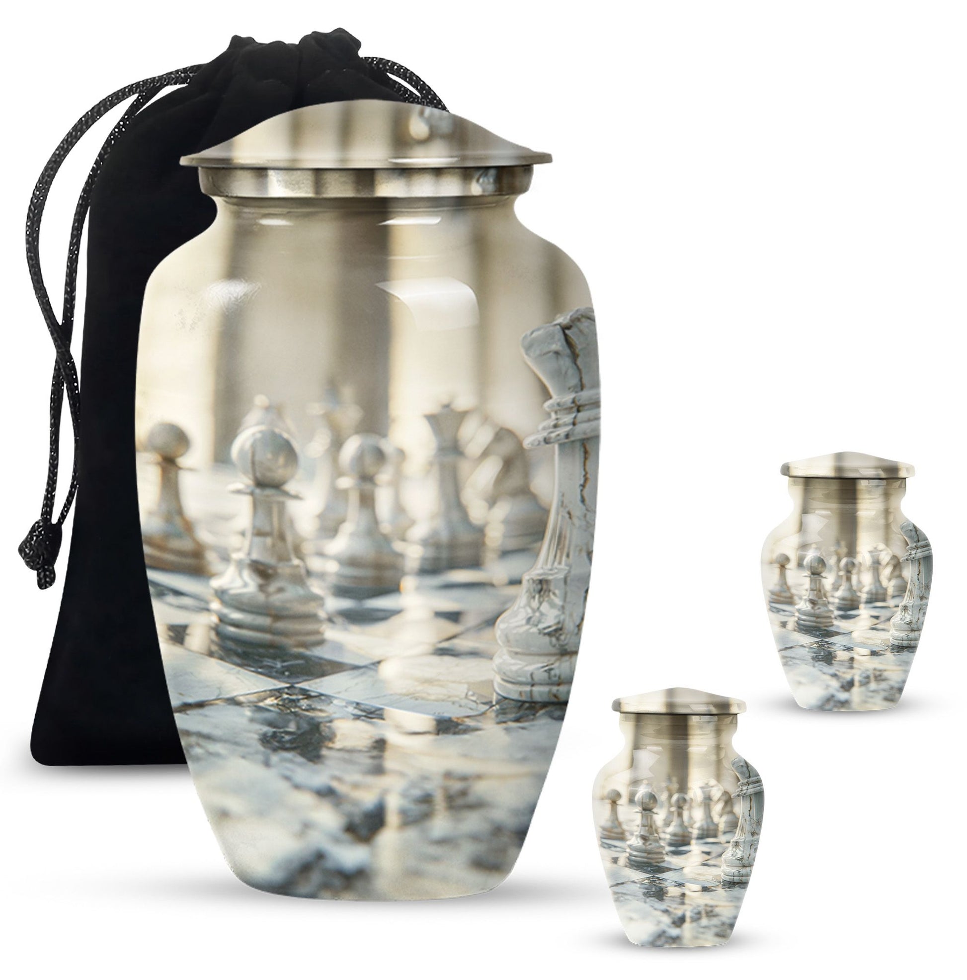 Abstract urn for funeral ashes 