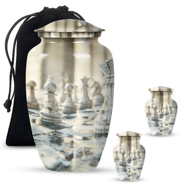 Large Urn with 2 Mini Urn