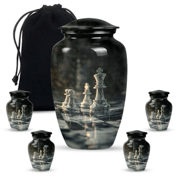 Large Urn with 4 Small Urn