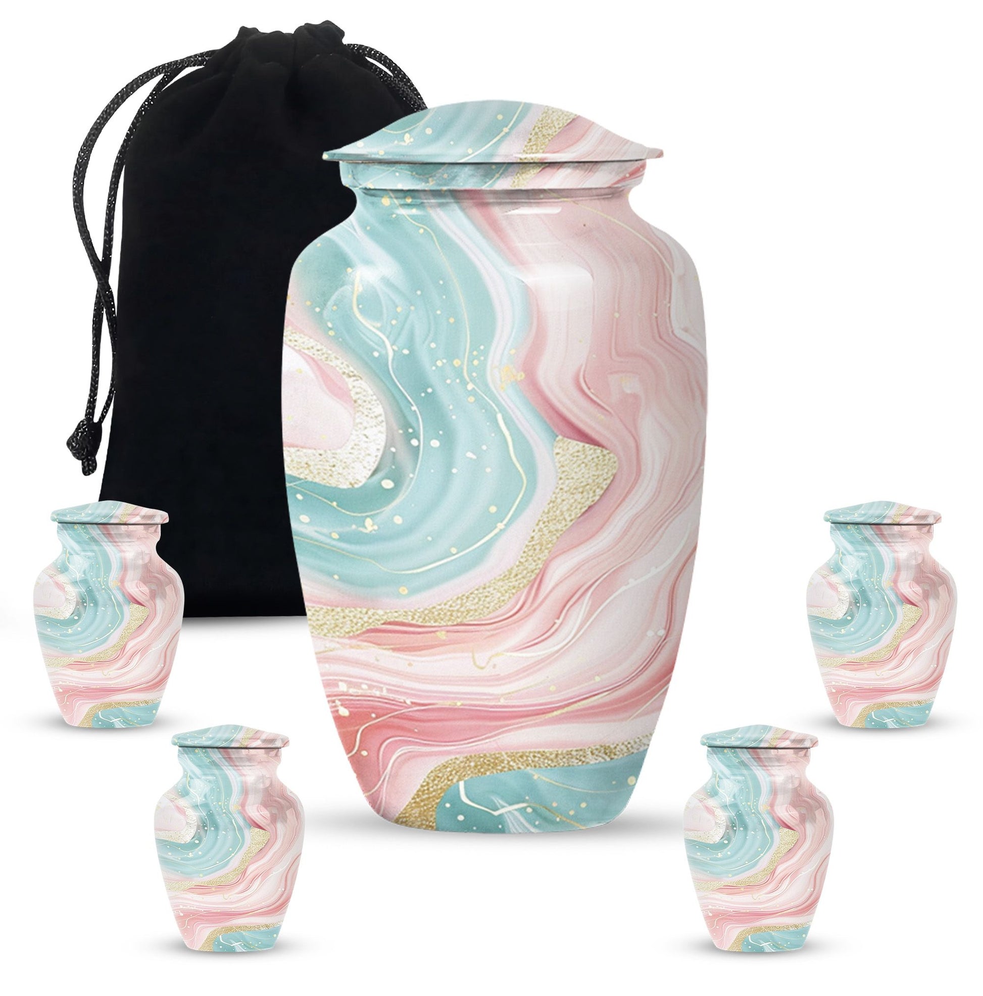 abstract cremation urn - Keepsake Urn
