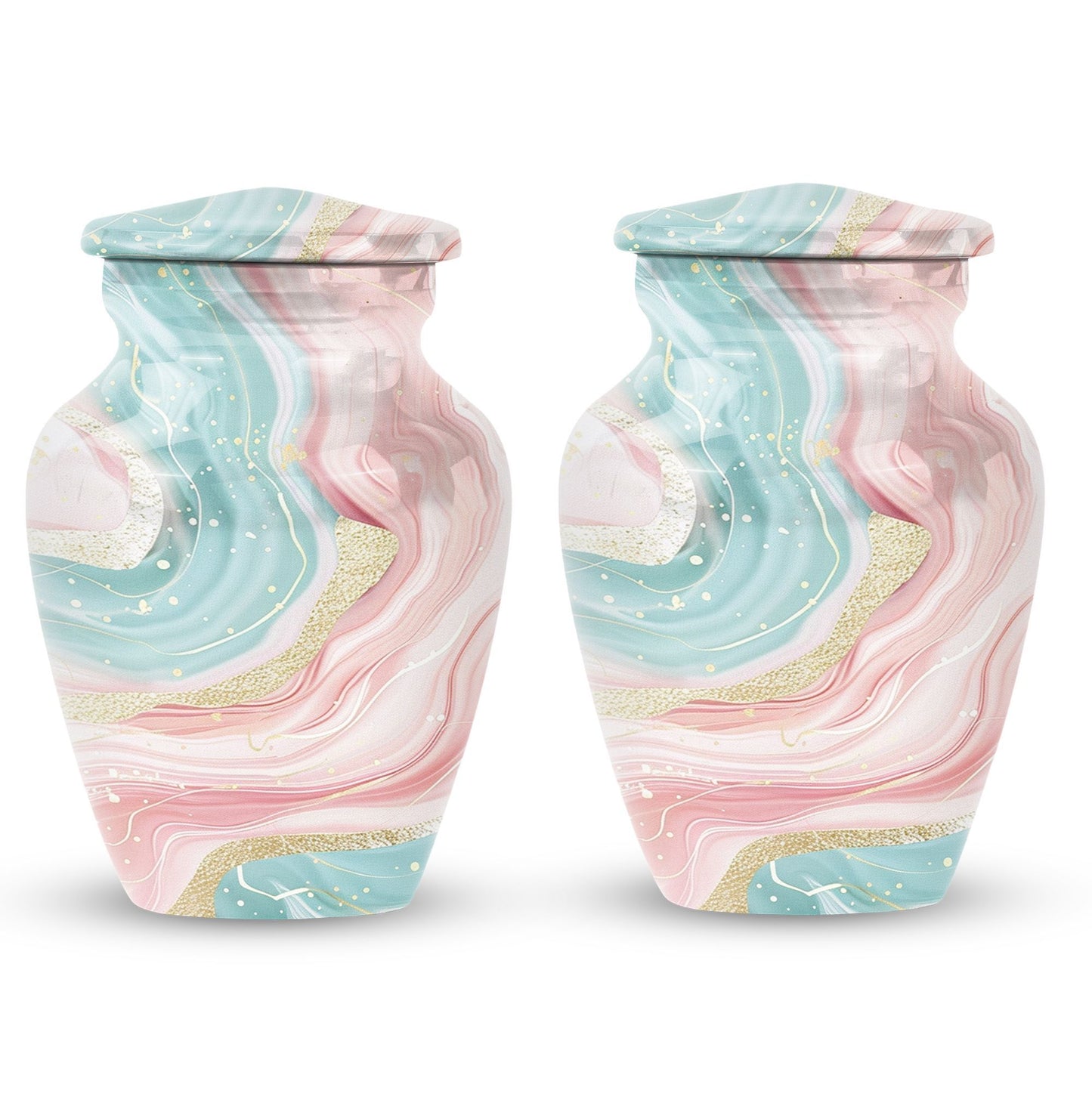 abstract cremation urn - Keepsake Urn
