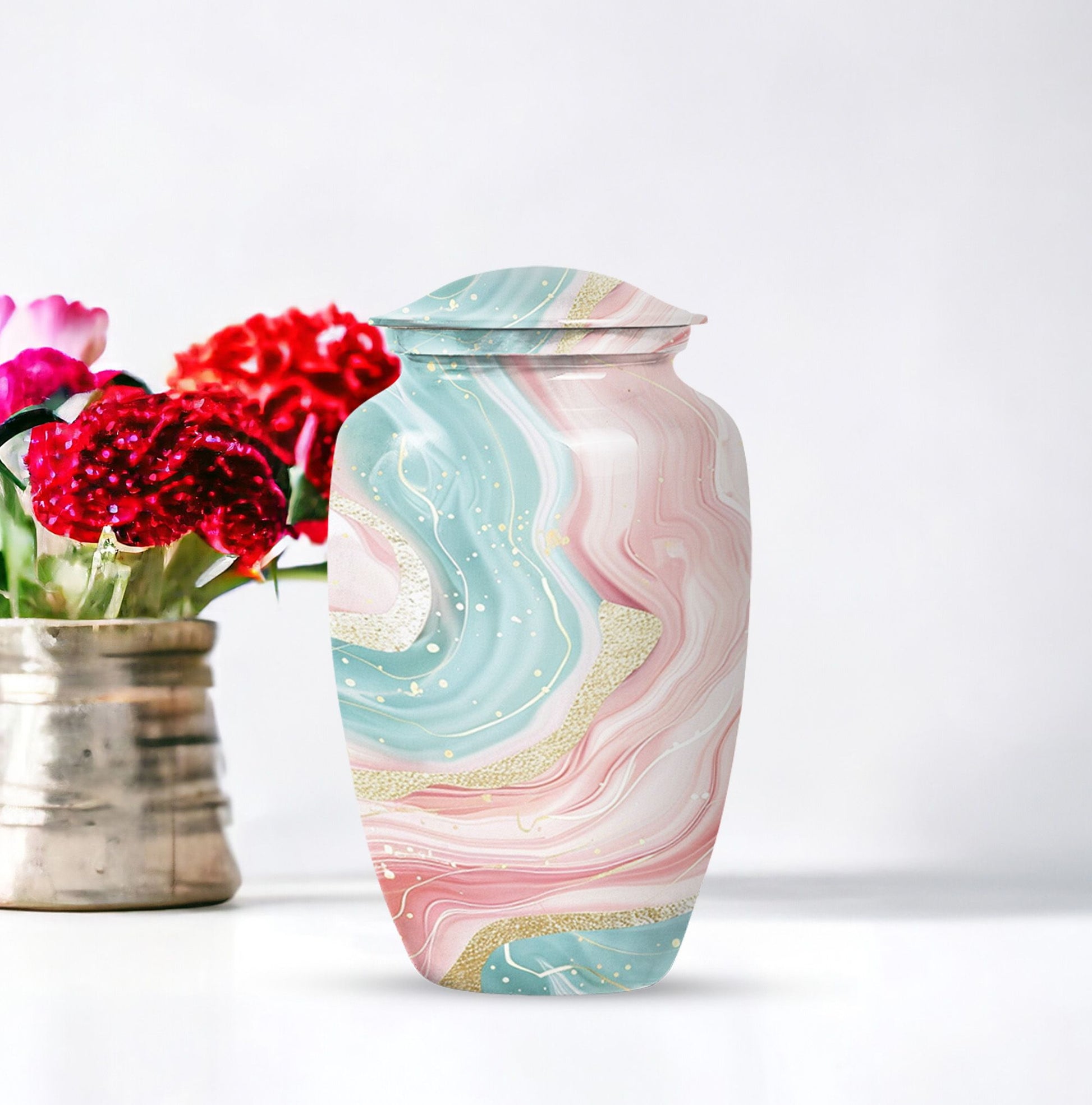 abstract cremation urn - Keepsake Urn