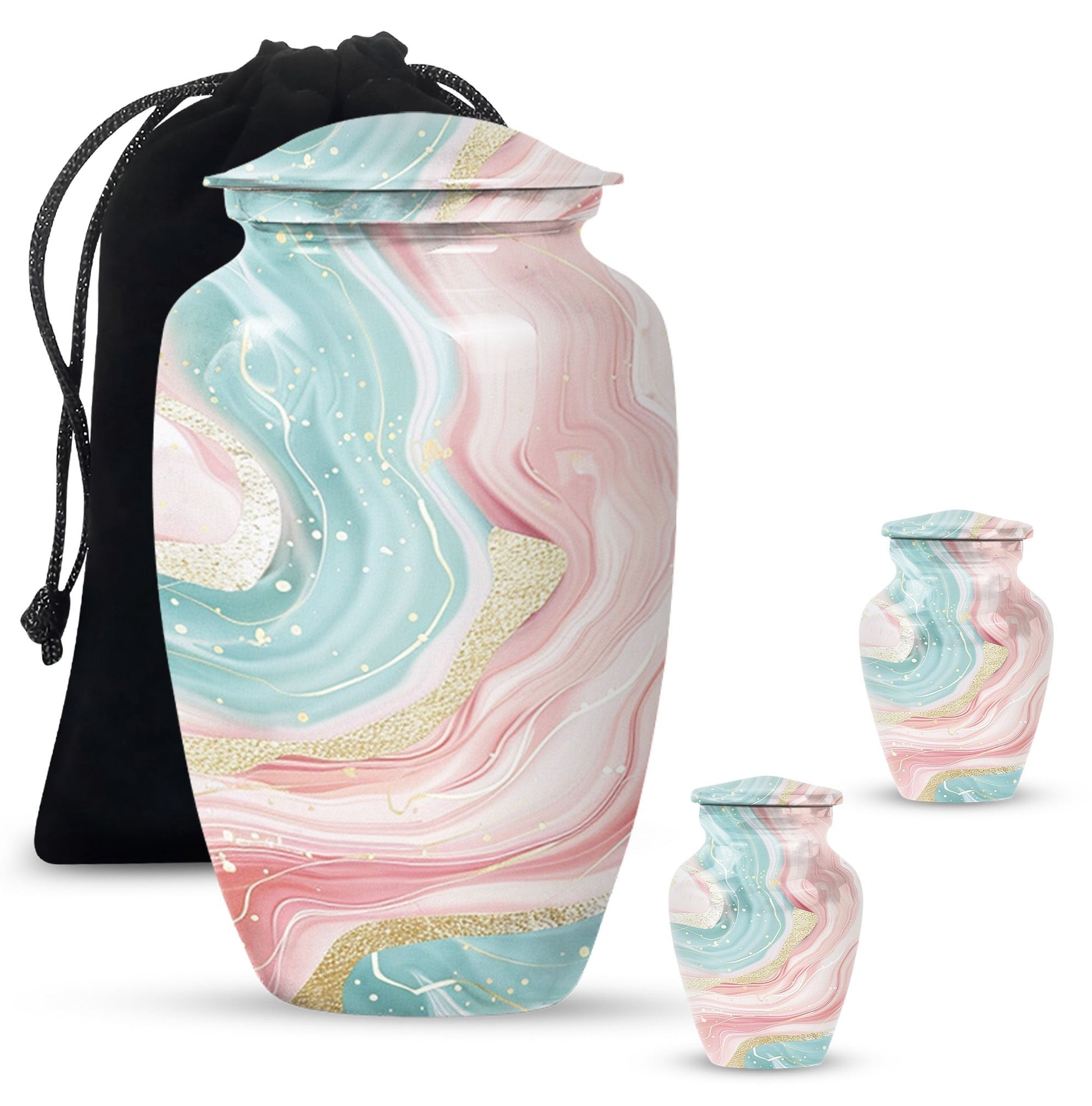 abstract cremation urn - Keepsake Urn
