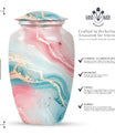 Abstract Funeral Urn, Cremation Urn for Adult Human Ashes