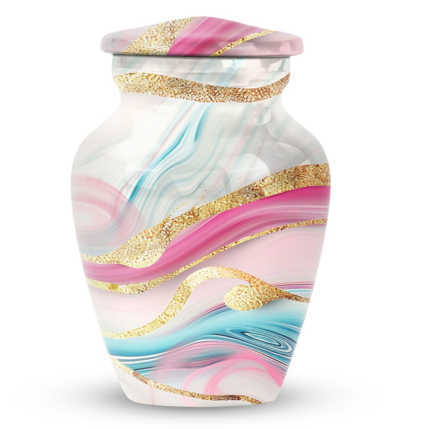 Abstract Cremation Urn, Memorial Human Urns for Ashes