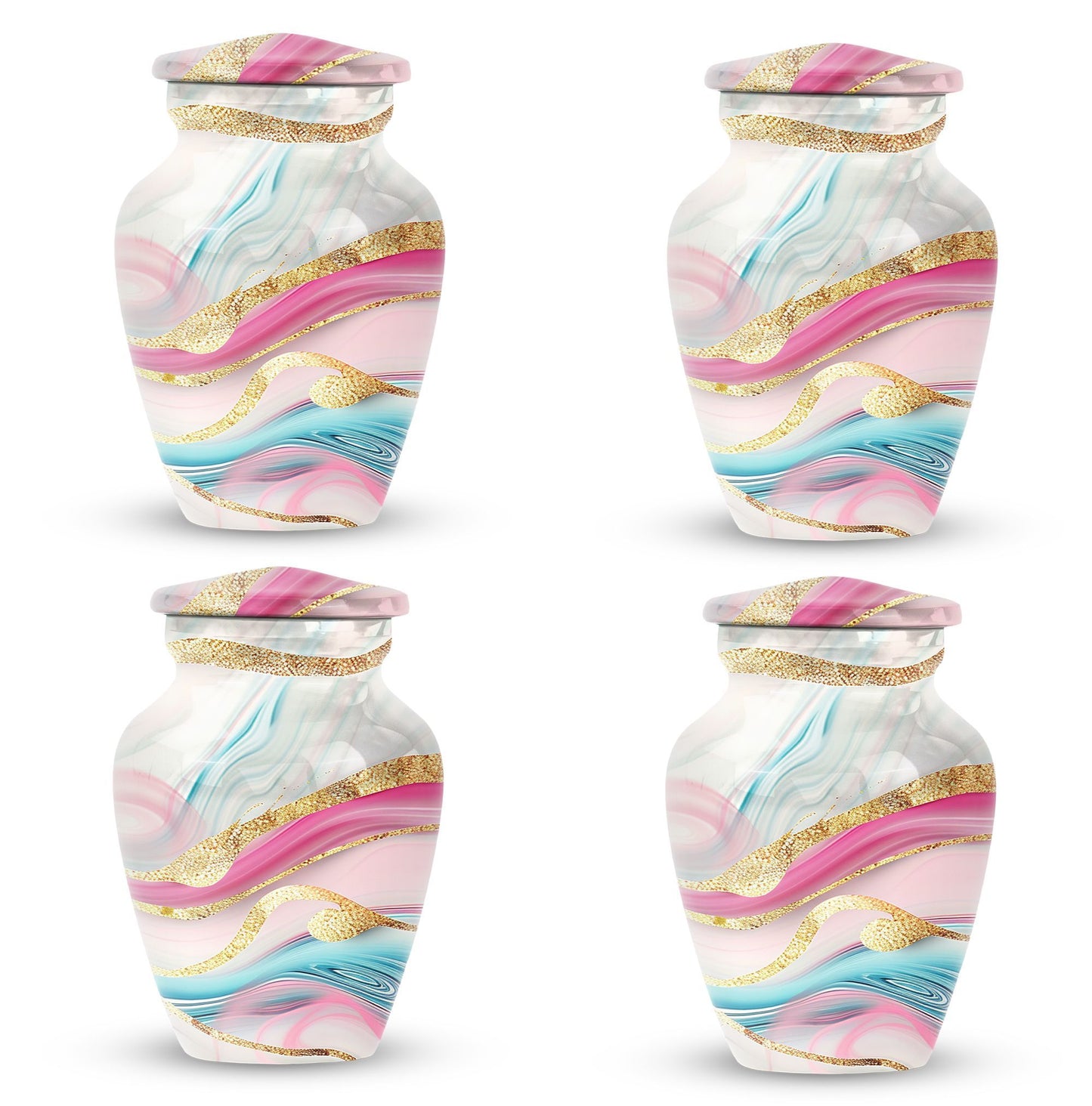 Abstract Cremation Urn, Memorial Human Urns for Ashes