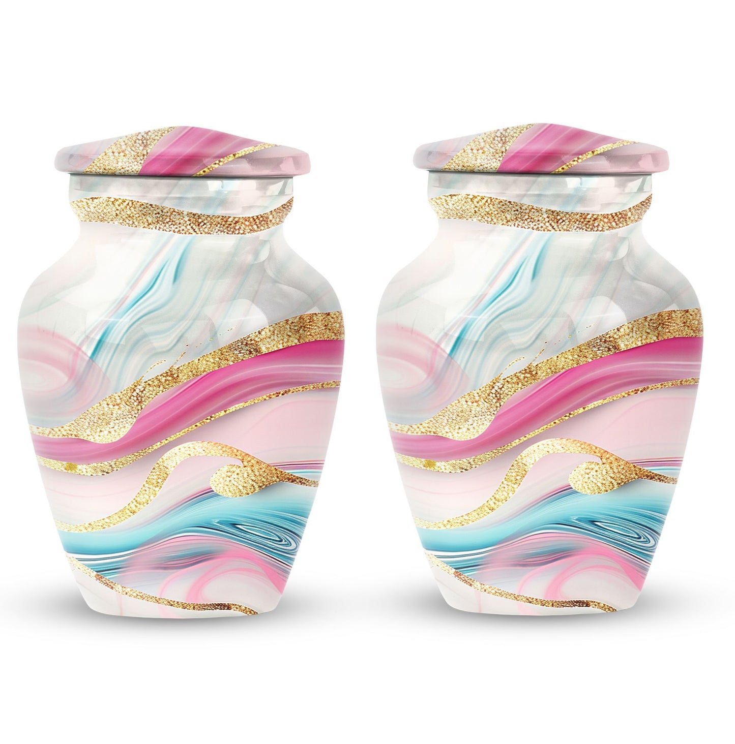 Abstract Cremation Urn, Memorial Human Urns for Ashes