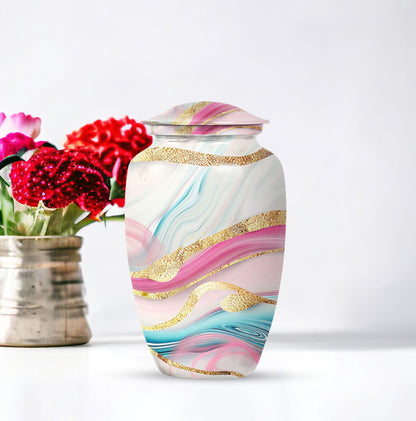 Abstract Cremation Urn, Memorial Human Urns for Ashes
