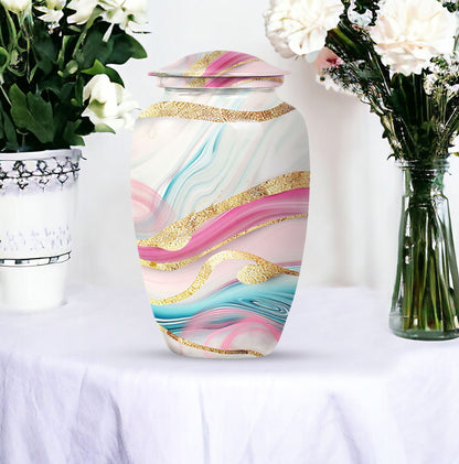 Abstract Cremation Urn, Memorial Human Urns for Ashes