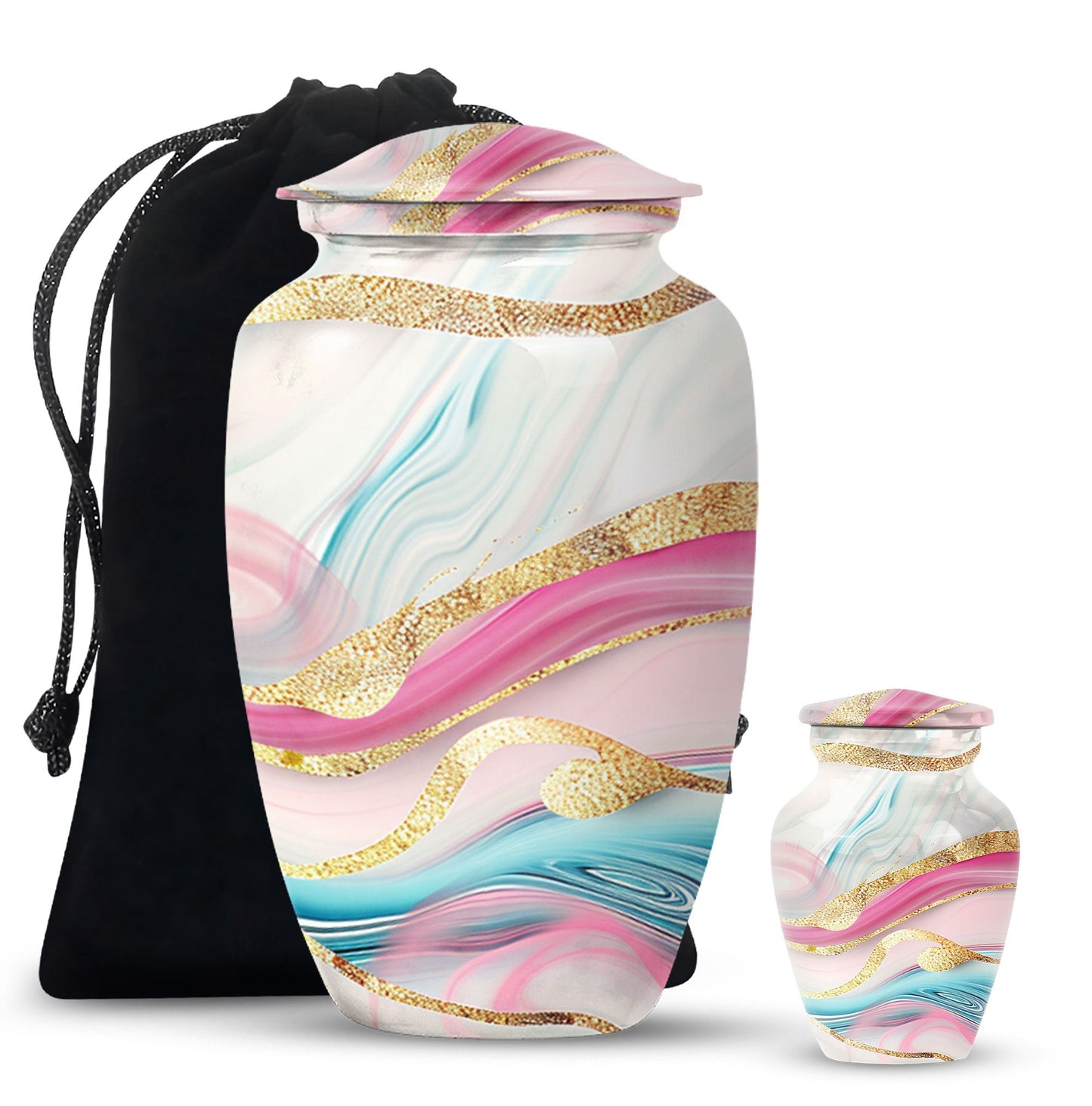 Abstract Cremation Urn, Memorial Human Urns for Ashes