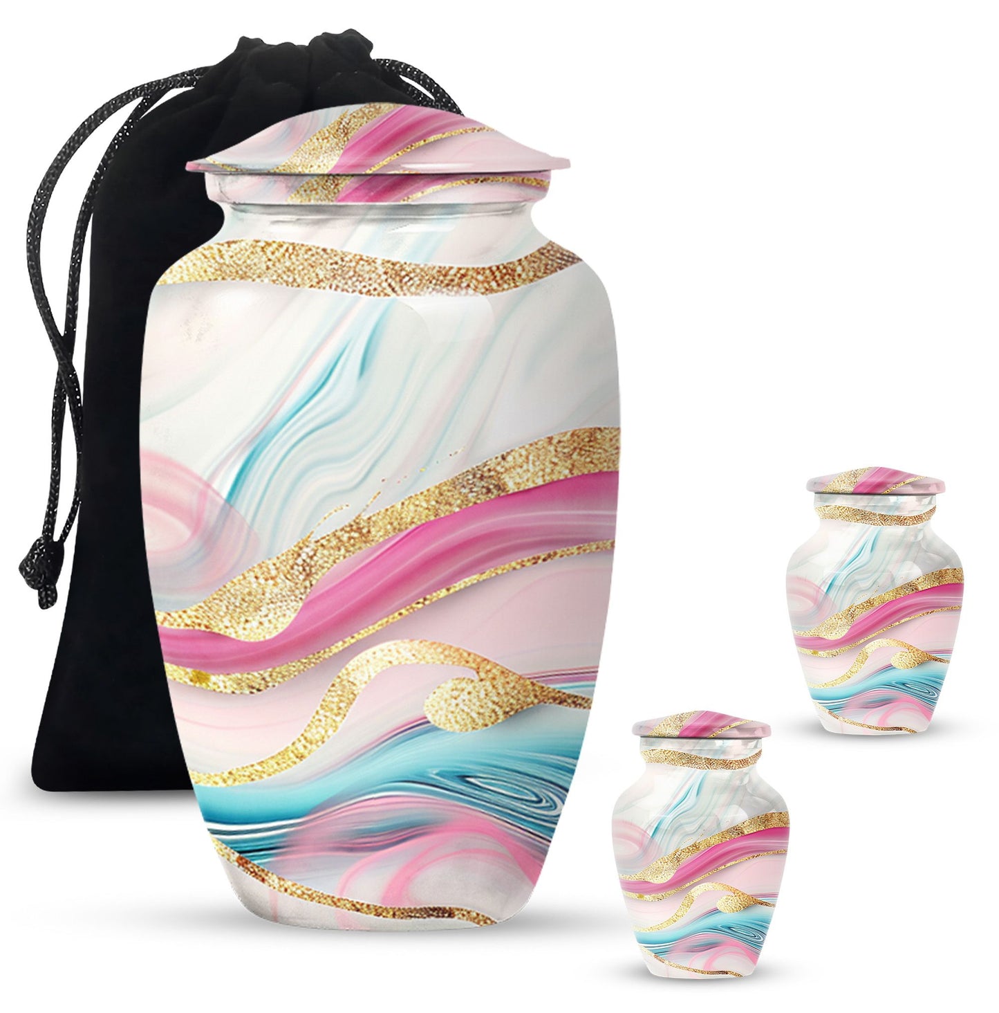 Abstract Cremation Urn, Memorial Human Urns for Ashes