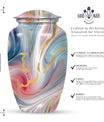 abstract urn, Memorial Human Urn for Ashes