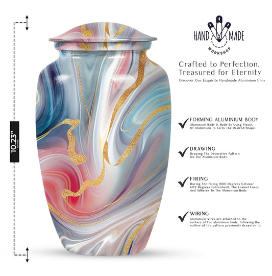 abstract urn, Memorial Human Urn for Ashes