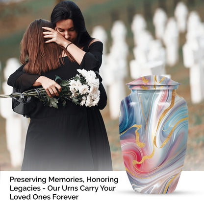 abstract urn, Memorial Human Urn for Ashes