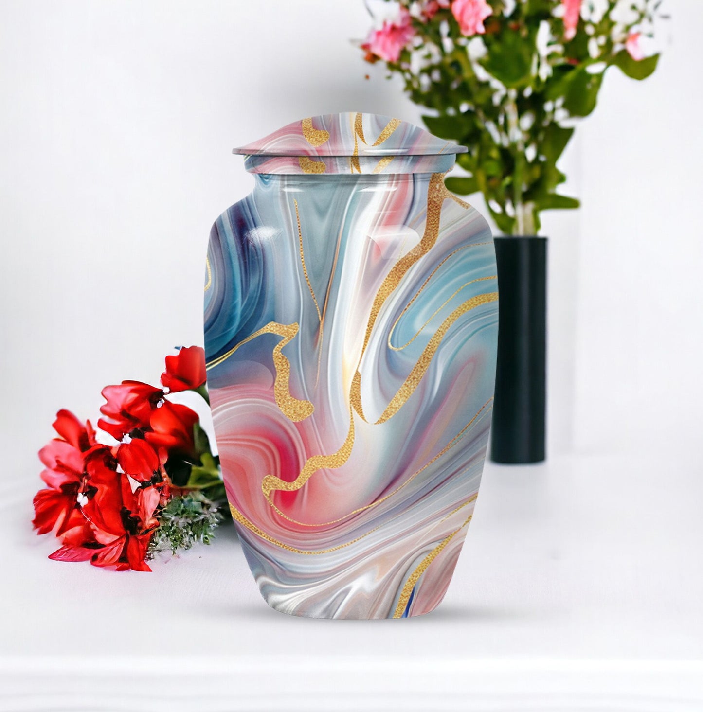 abstract urn, Memorial Human Urn for Ashes