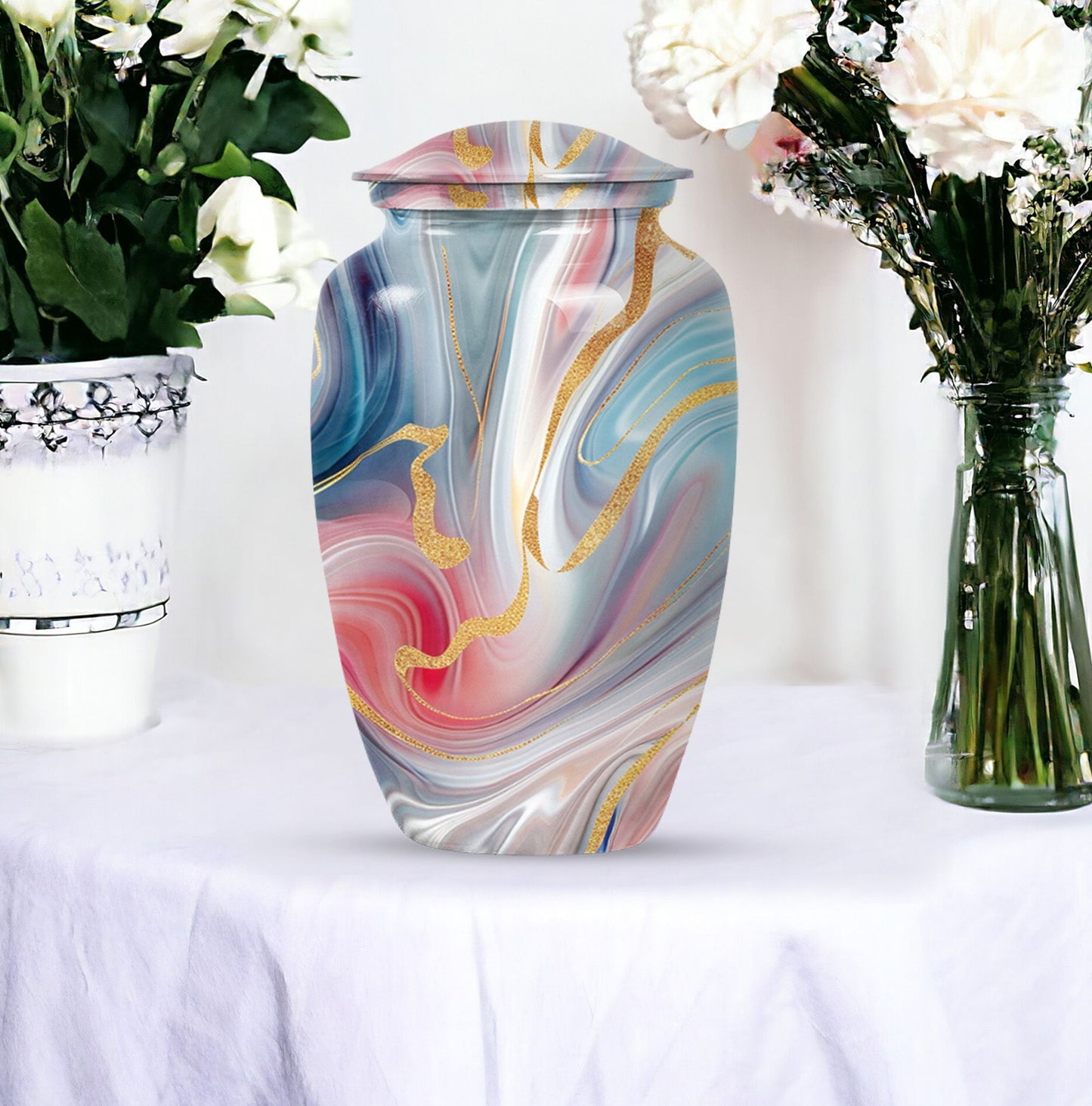 abstract urn, Memorial Human Urn for Ashes