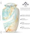 abstract urn for adult burial cremation