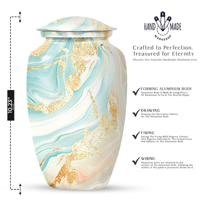 abstract urn for adult burial cremation
