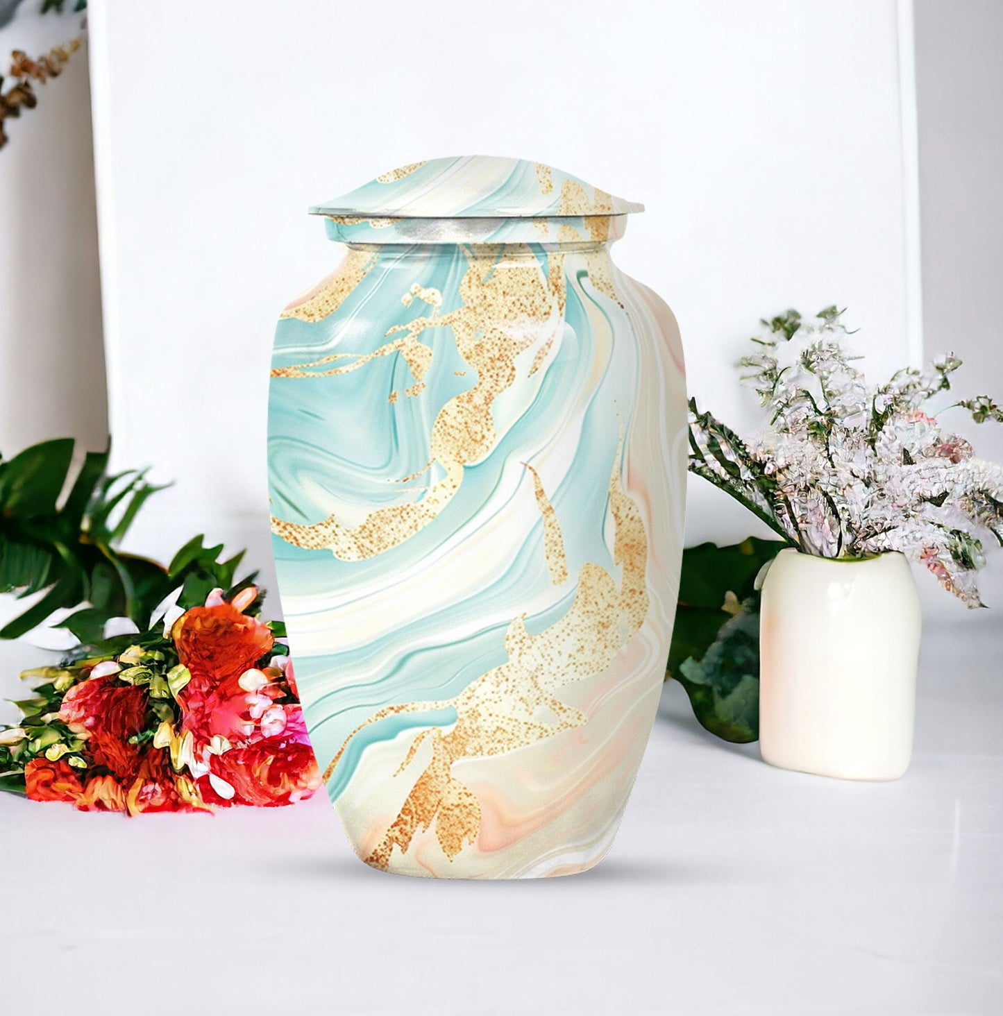 abstract urn for adult burial cremation