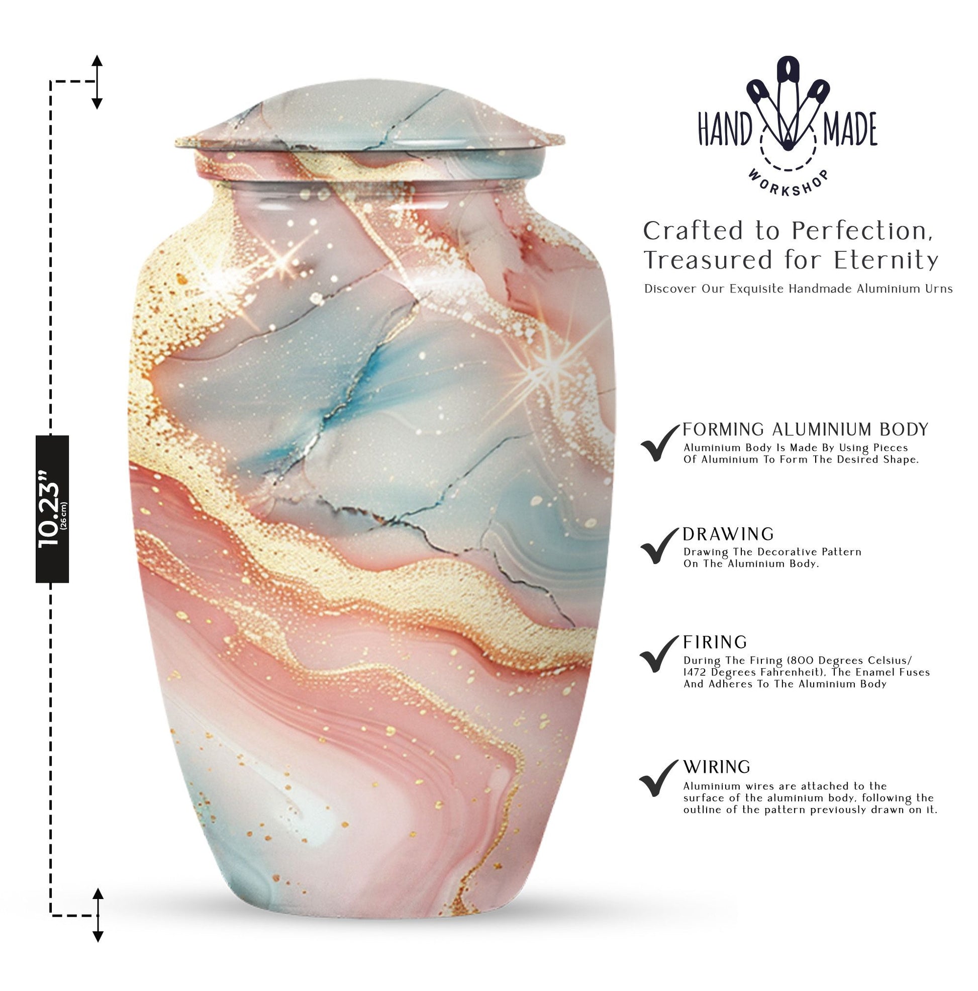 Abstract Classic Urn, cremation urn 