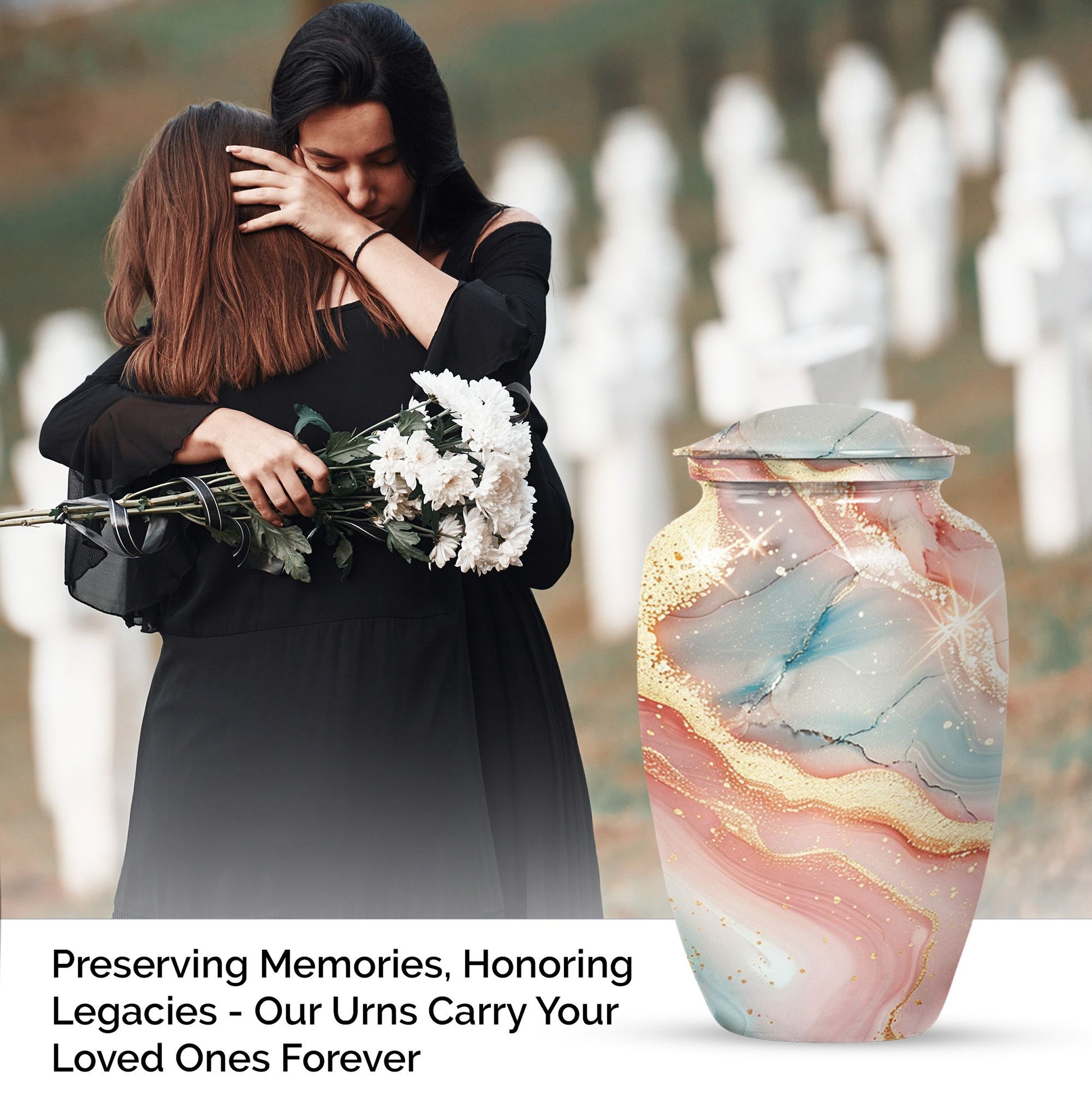 Abstract Classic Urn, cremation urn 