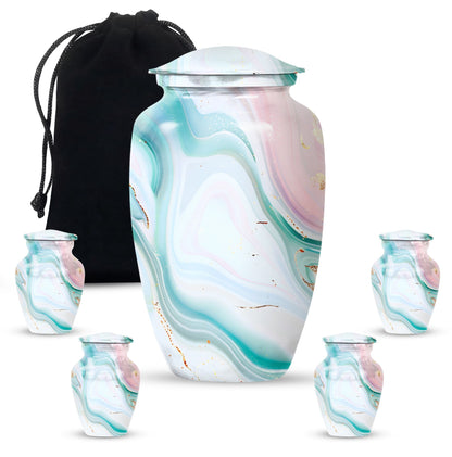  Abstract Urn, funeral cremation urn for women