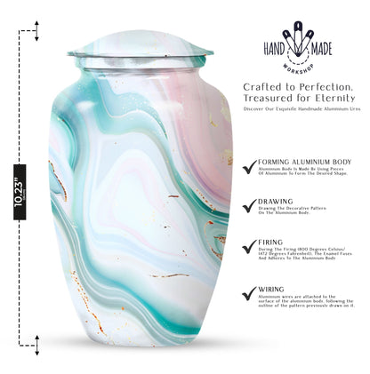  Abstract Urn, funeral cremation urn for women