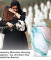  Abstract Urn, funeral cremation urn for women
